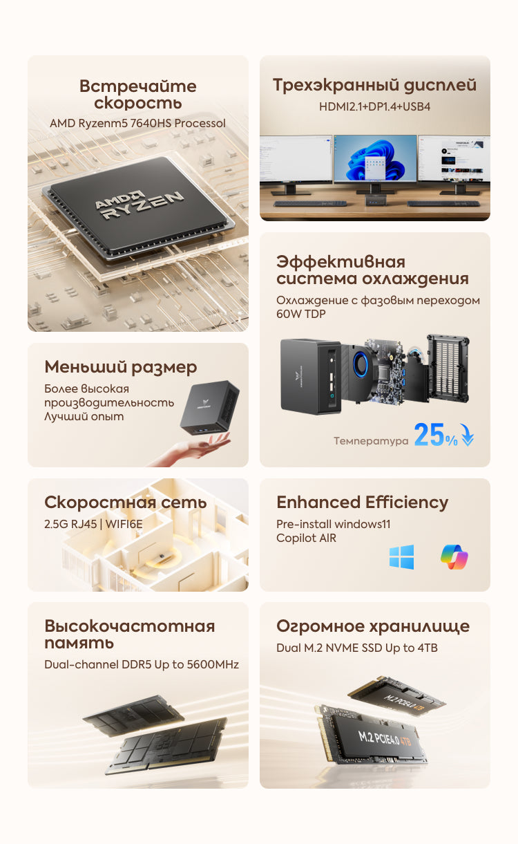 MINISFORUM UM760 Slim Mini PC – Minisforum RU